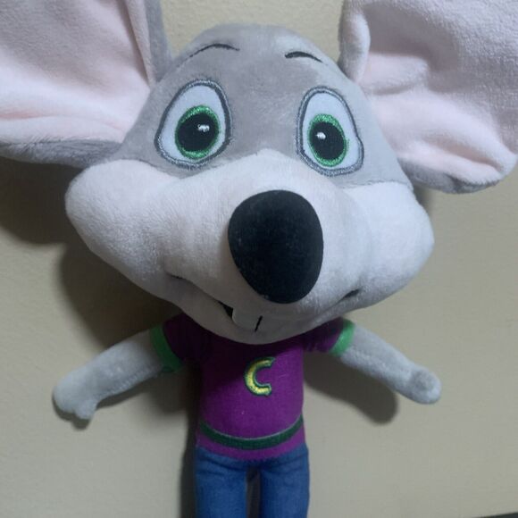 Chuck E Cheese Pizza Mouse 11" Plush Stuffed Animal Toy Chuck E Doll - Picture 3 of 4